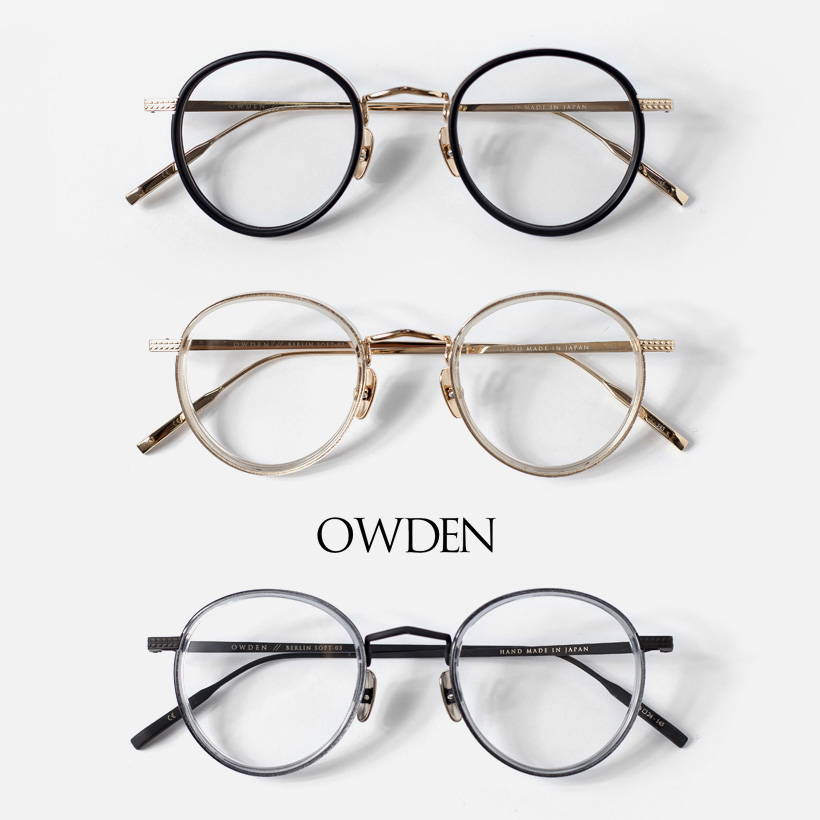 オウデン OWDEN BERLIN SOFT コンビネーション ボストンフレーム 日本