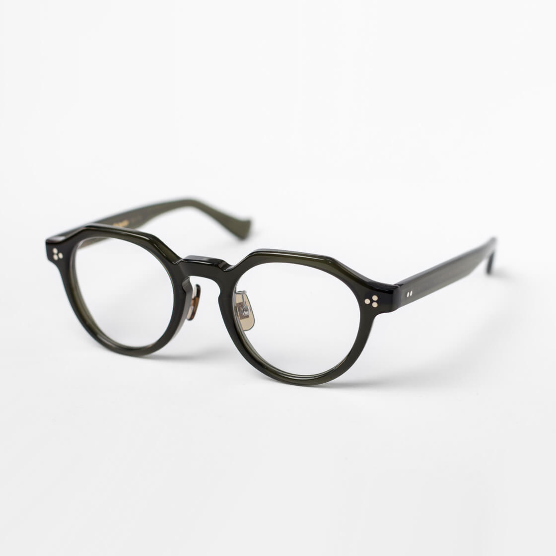 内藤熊八作 ボストンフレーム クラウンパント セルロイド N-121 日本製