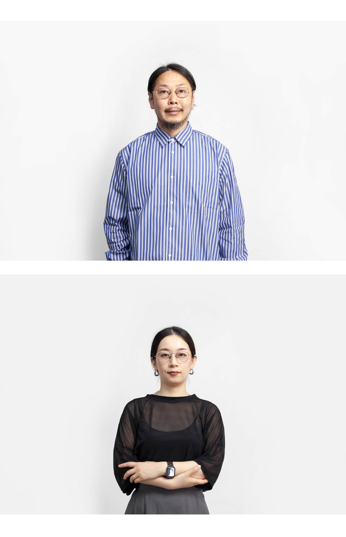 内藤熊八作 スクエアフレーム チタン N-301 日本製 鯖江 メガネ 度付き