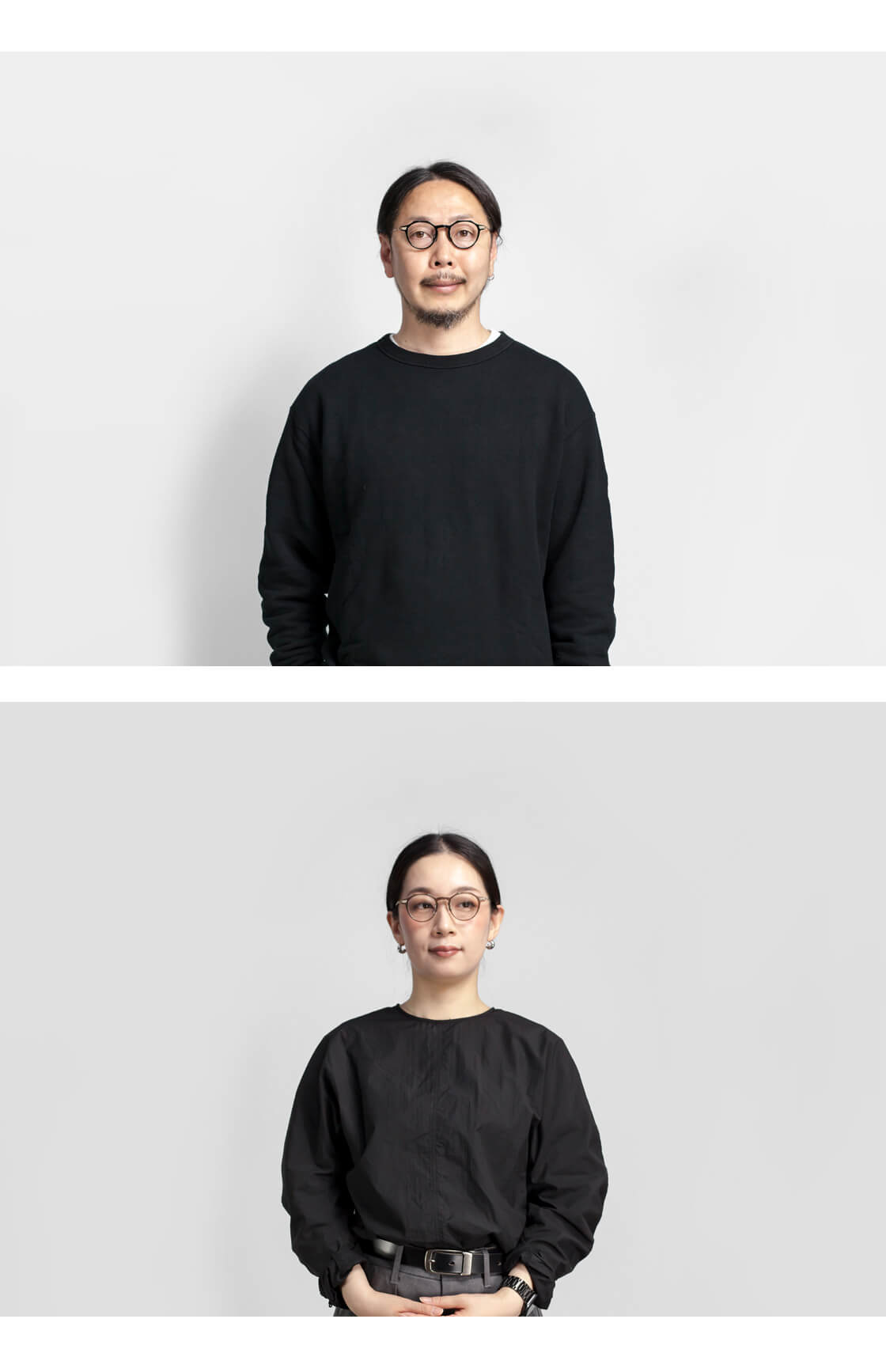 内藤熊八作 ボストンフレーム クラウンパント コンビ N-402 日本製