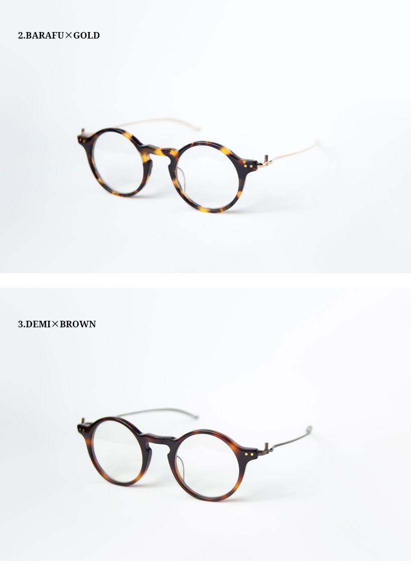 Pine（パイン） pine 1016 コンビ ラウンドフレーム 丸メガネ 日本製