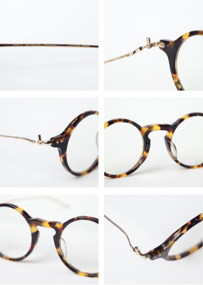 Pine（パイン） pine 1016 コンビ ラウンドフレーム 丸メガネ 日本製