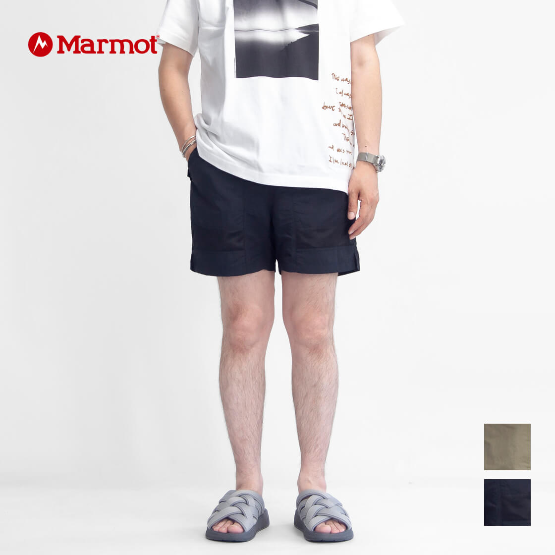 Marmot（マーモット） タスランナイロン 水陸両用ショートパンツ 水着