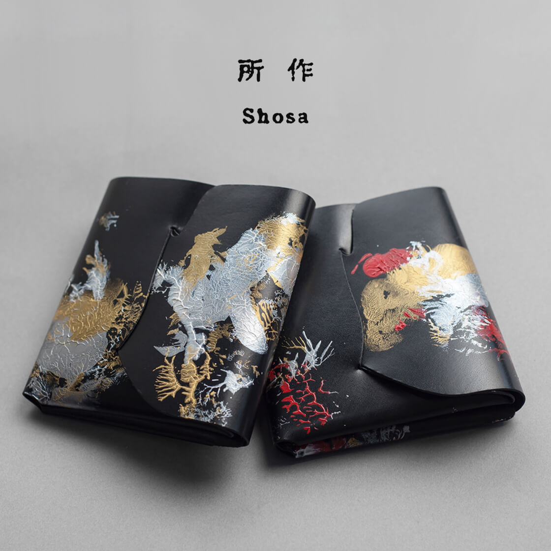 所作（shosa） shosa cp3.5 海月 金魚 三つ折り財布 コンパクト
