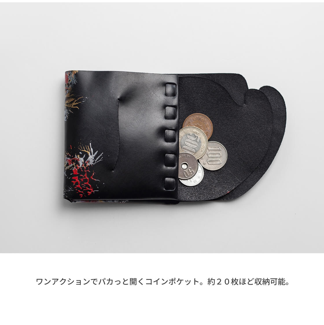 所作（shosa） shosa cp3.5 海月 金魚 三つ折り財布 コンパクト