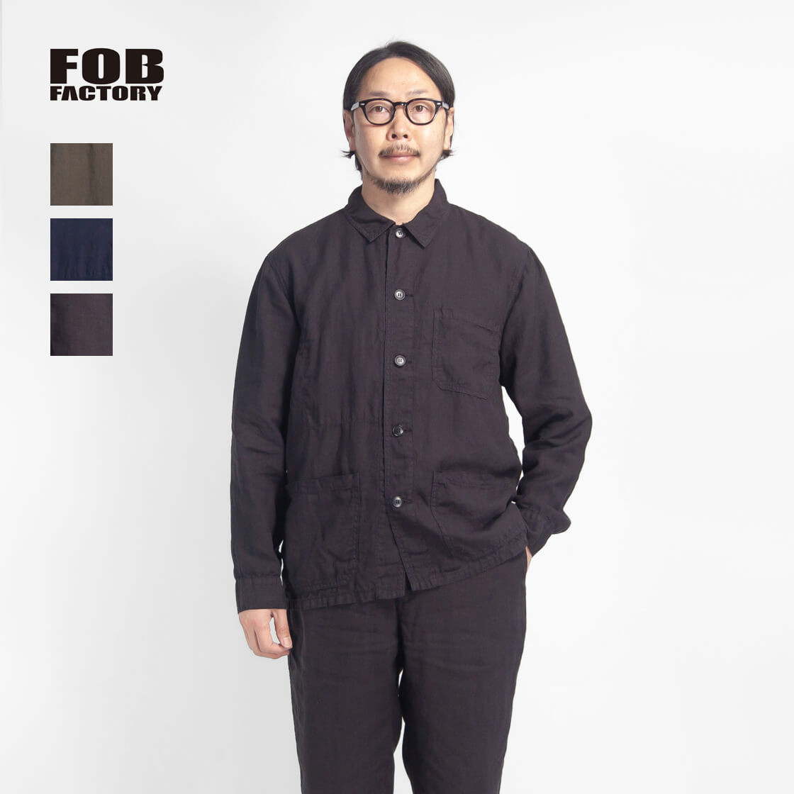 FOB FACTORY 【セール価格】FOBファクトリー 麻100％ ヘンプ