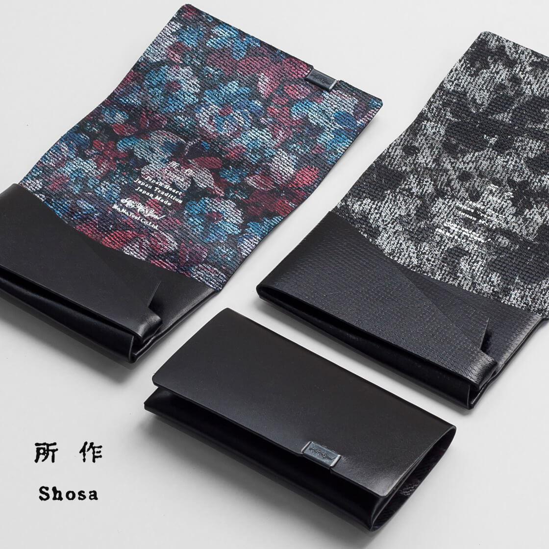 所作（shosa） カードケース 名刺入れ ワルツ 星 太陽 本革 レザー