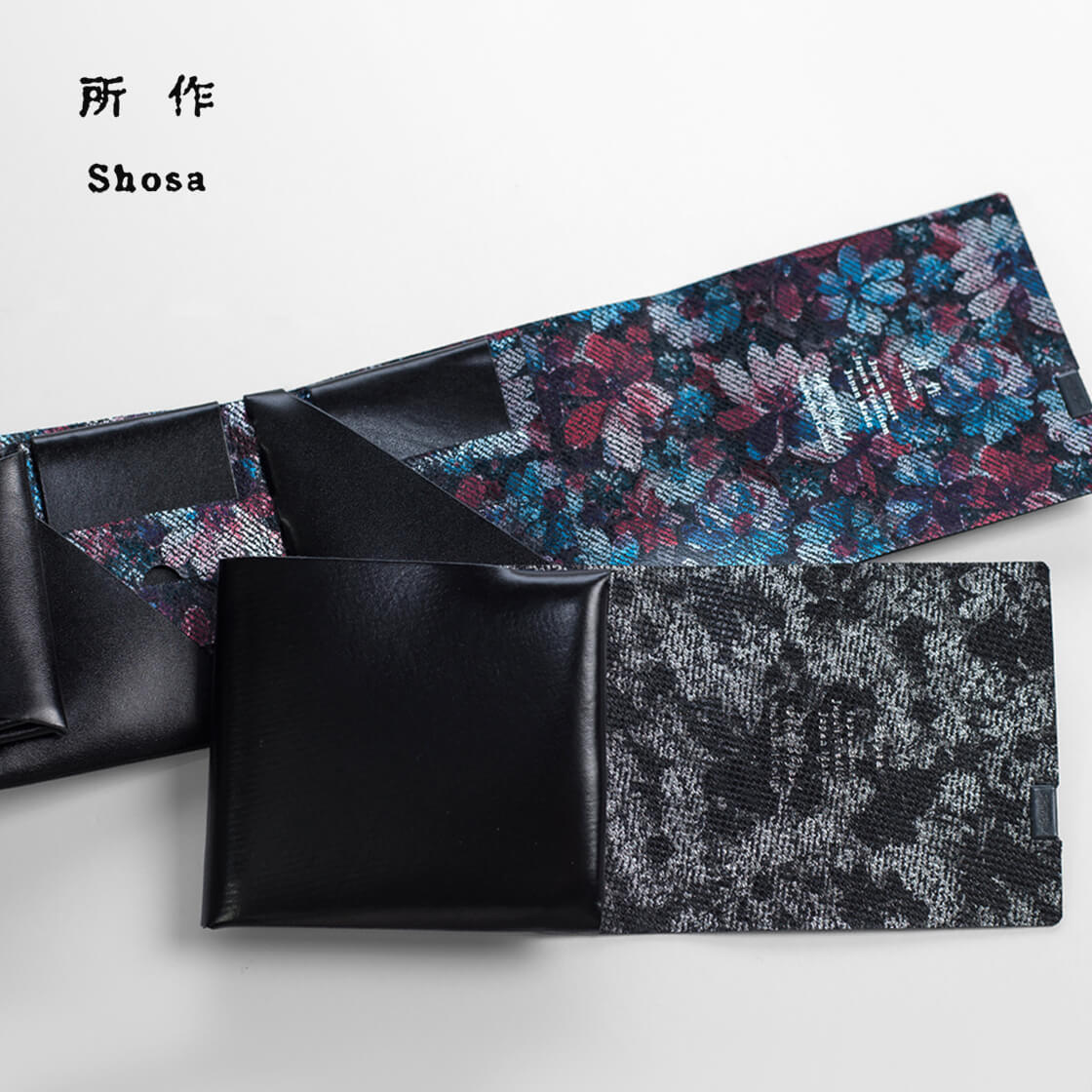 所作 shosa 三つ折り財布 ショートウォレット2.0 ワルツ 太陽 星 本革