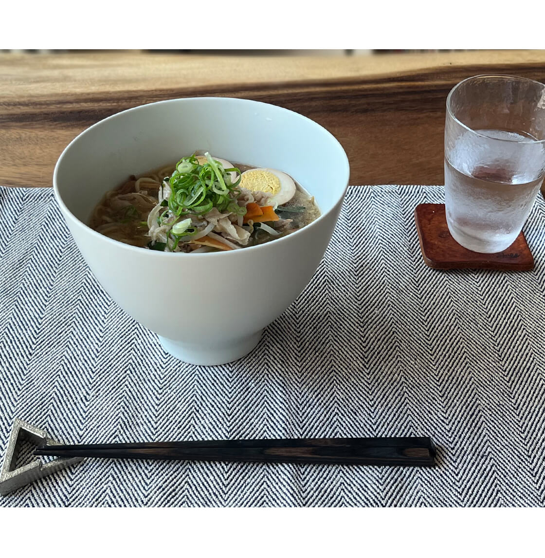 海流紋陶器ボウル ボウル（7寸／約21㎝）呉須・外鉄 （07） | 出西窯 on-line STORE