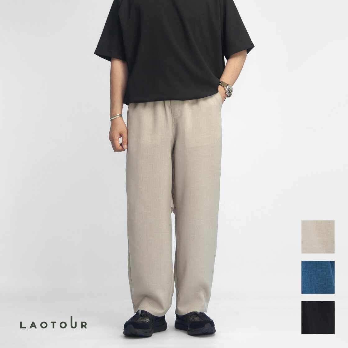 トレ道出品 LAOTOUR ブッチャー ドライ カーブドイージーパンツ セットアップ対応