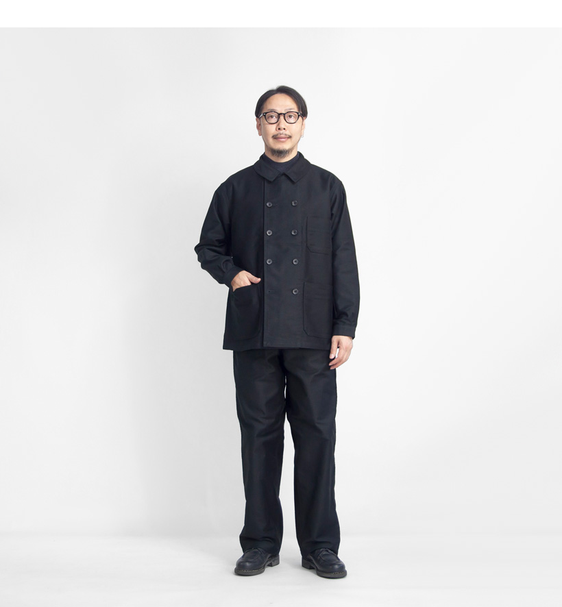 Le Sans Pareil ブラックカバーオール サイズ40 大幅値下げ st-lsp000003-06.jpg