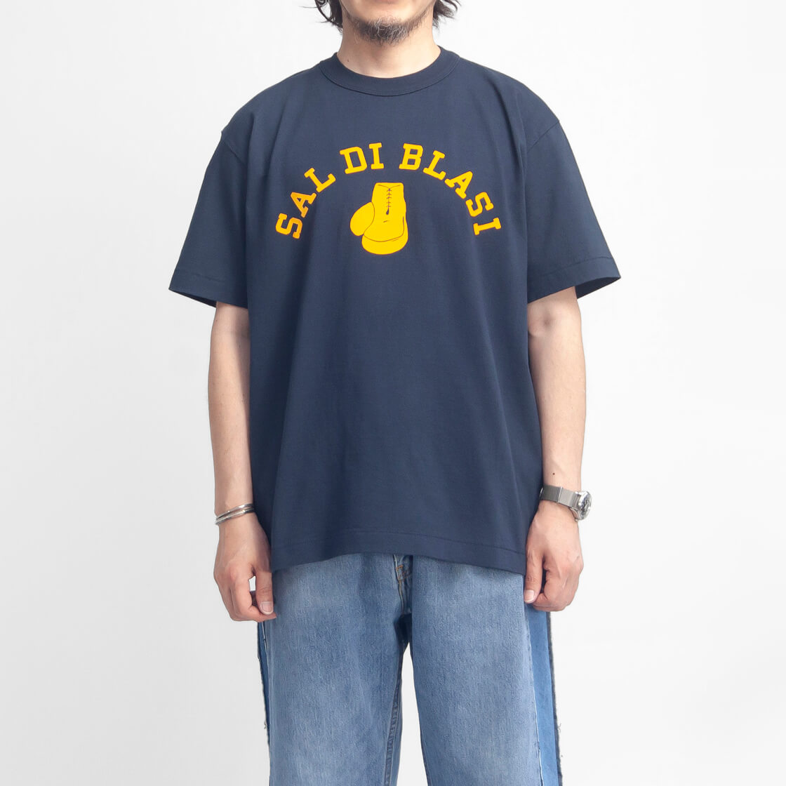A.G.スポルディング＆ブロス A.G.SPALDING＆BROS アーカイブ フロッキープリントTシャツ 日本製 SAL DI BLASIの画像