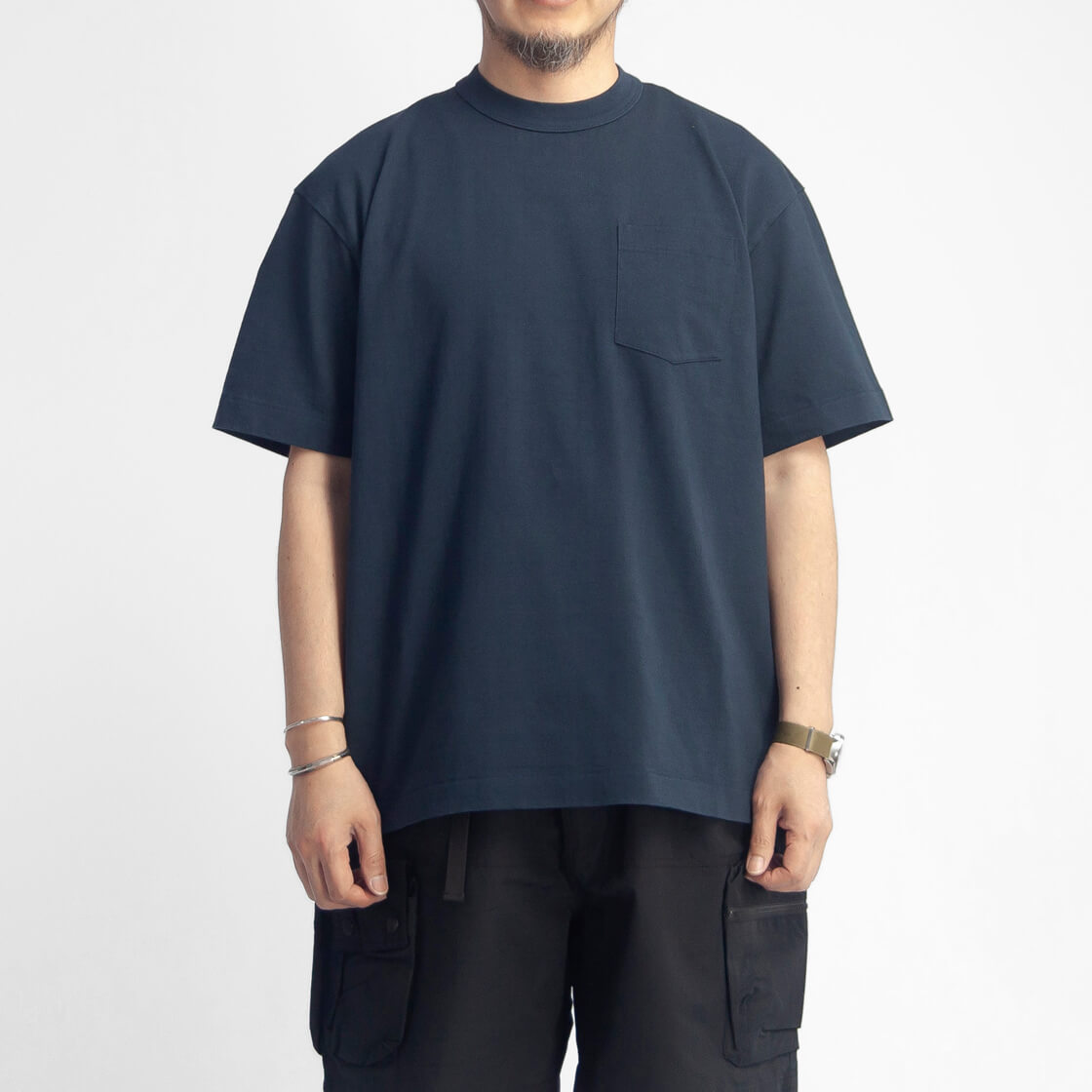 A.G.スポルディング＆ブロス A.G.SPALDING＆BROS ヘビーウエイト ポケットTシャツ 日本製 メンズの画像