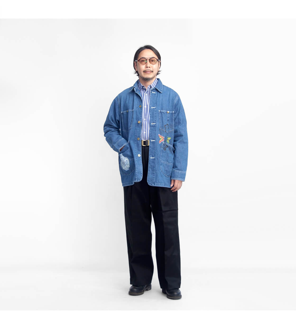 ワークオブアートケンダイ WORK OF ART KENDAI バックプリント＆刺繍