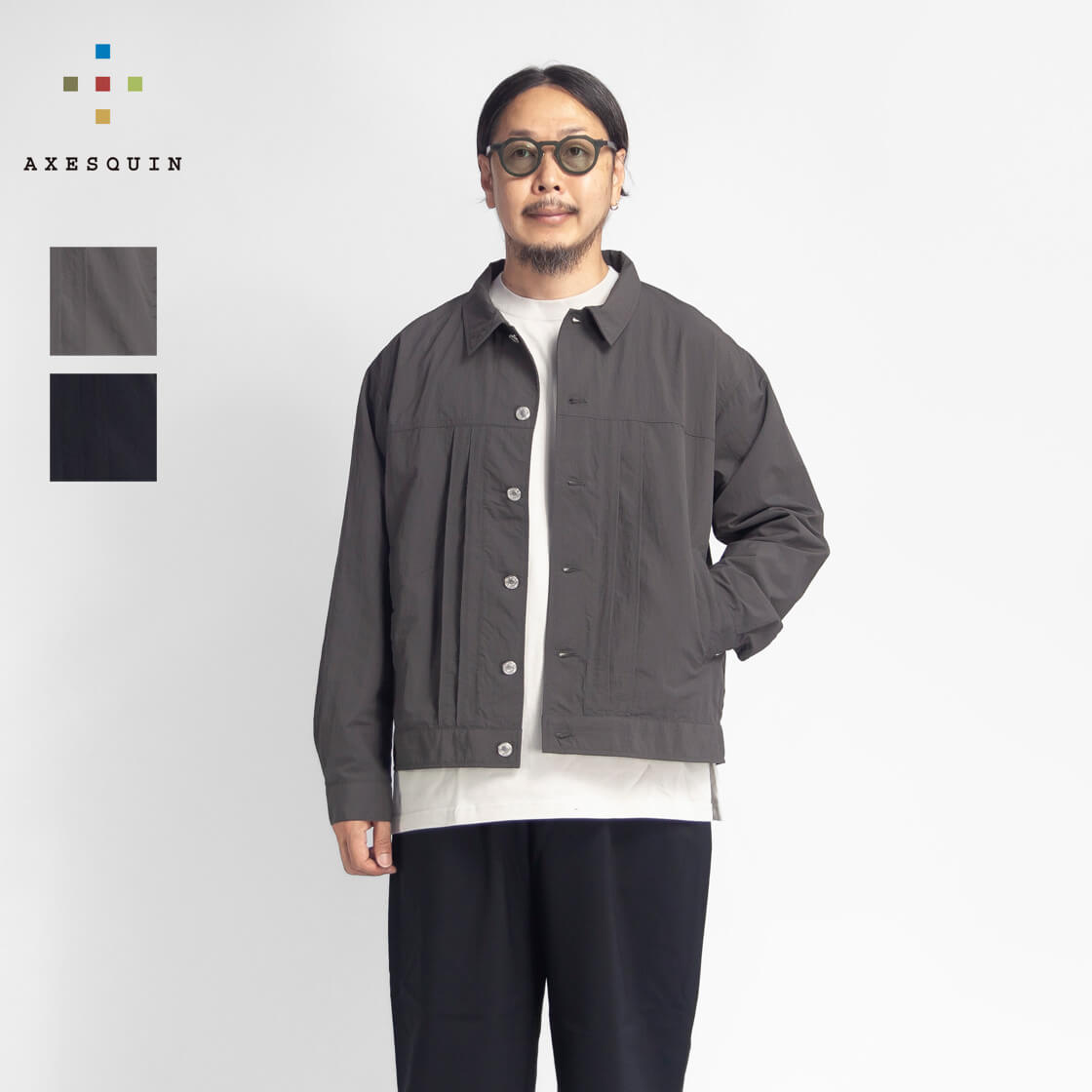 AXESQUIN（アクシーズクイン） エコナイロン トラッカージャケット