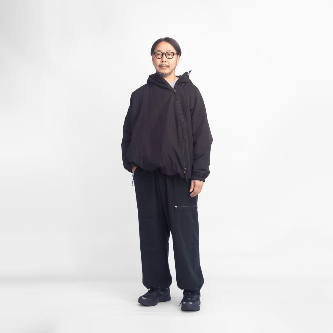 AXESQUIN（アクシーズクイン） ポーラテック バイアスジップ 中綿