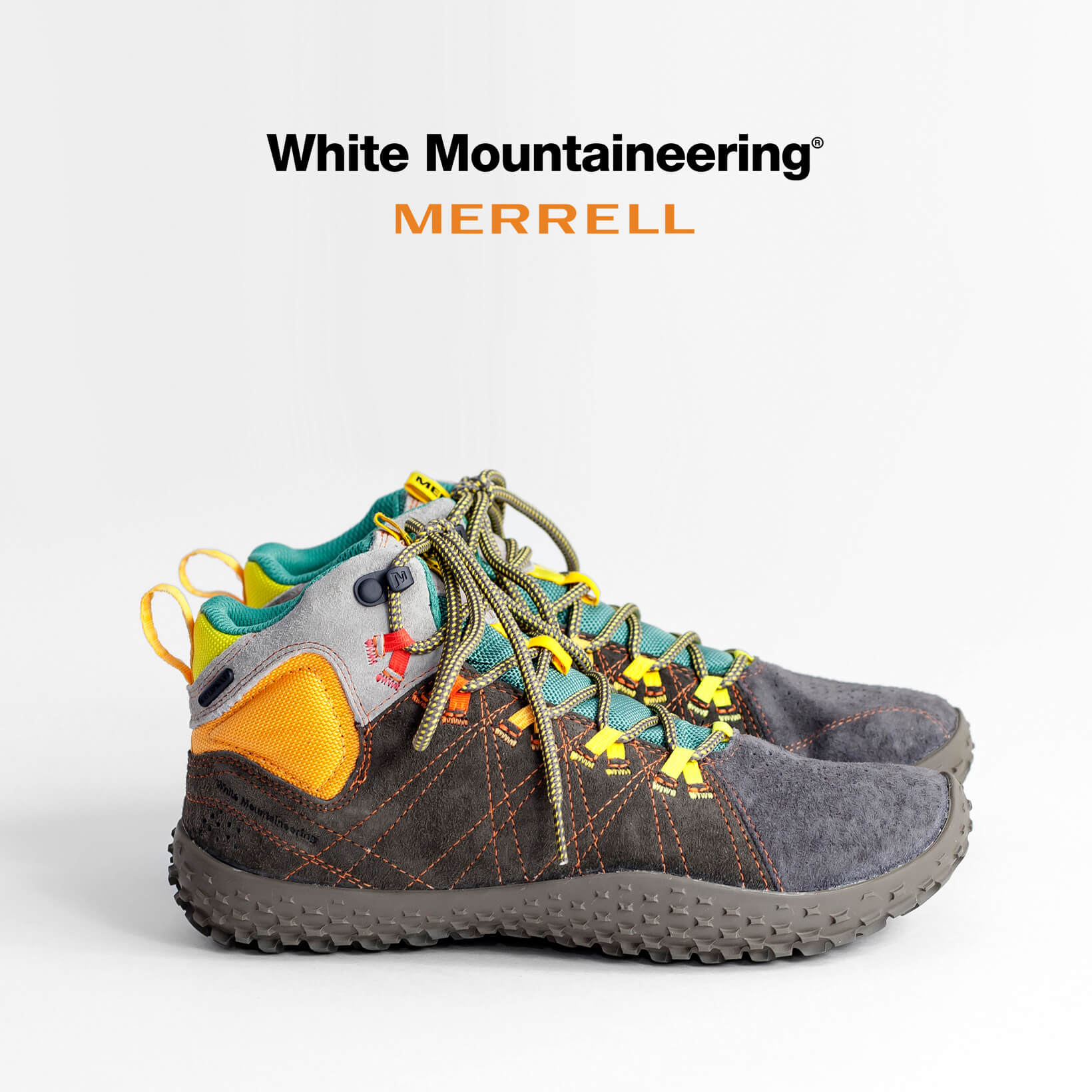 White Mountaineering × Merrell メレル WRAPT MID WATERPROOF ベアフット スニーカー メンズ