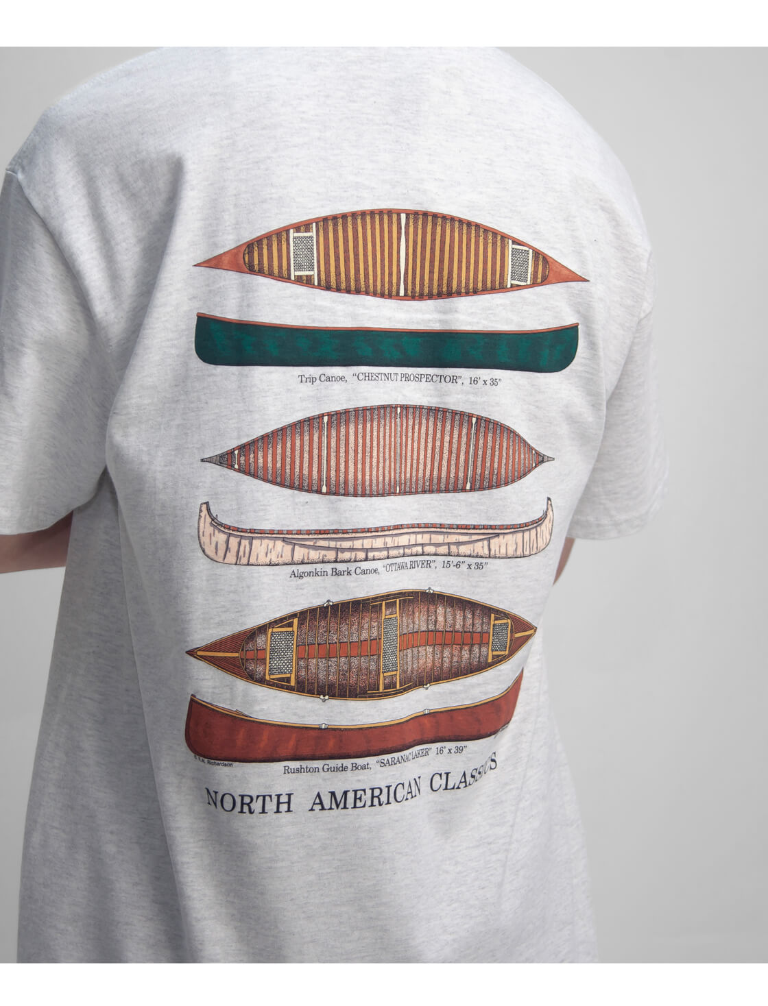 LIBERTY GRAPHICS（リバティグラフィックス） バックプリントTシャツ