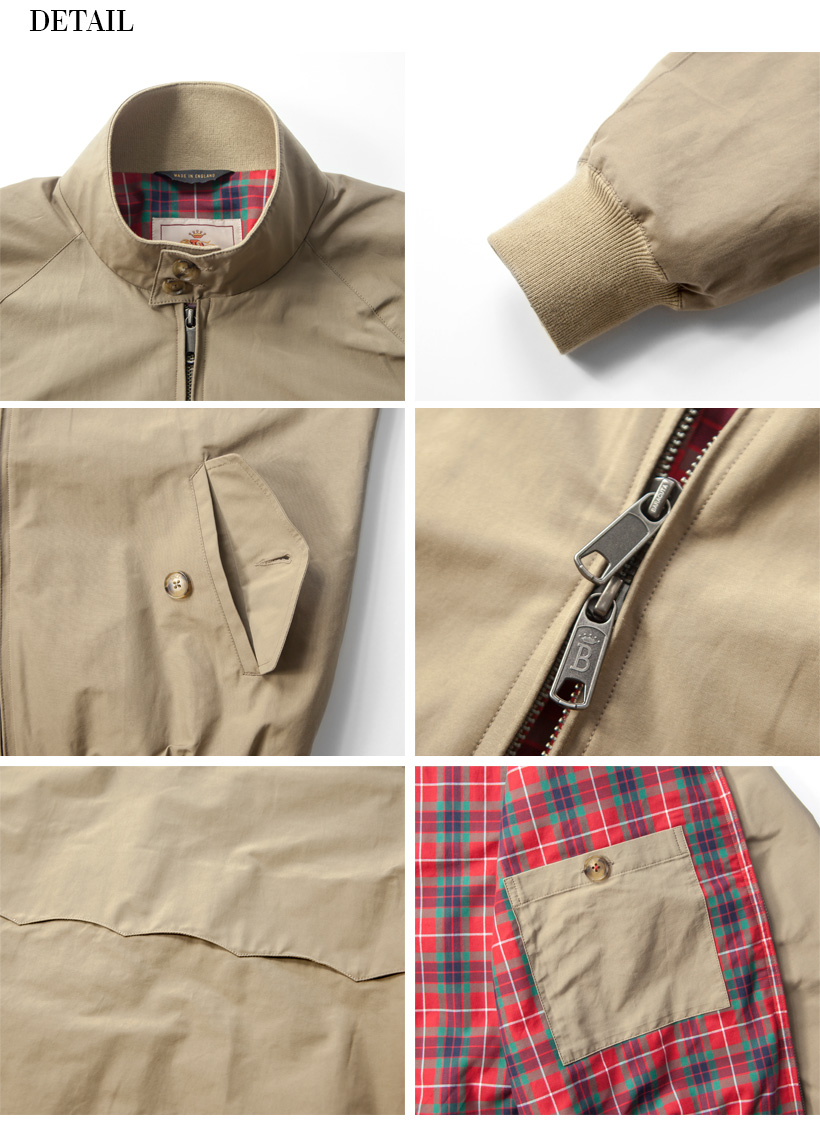 最大10%OFFクーポン バラクータ BARACUTA G9 ハリントンジャケット