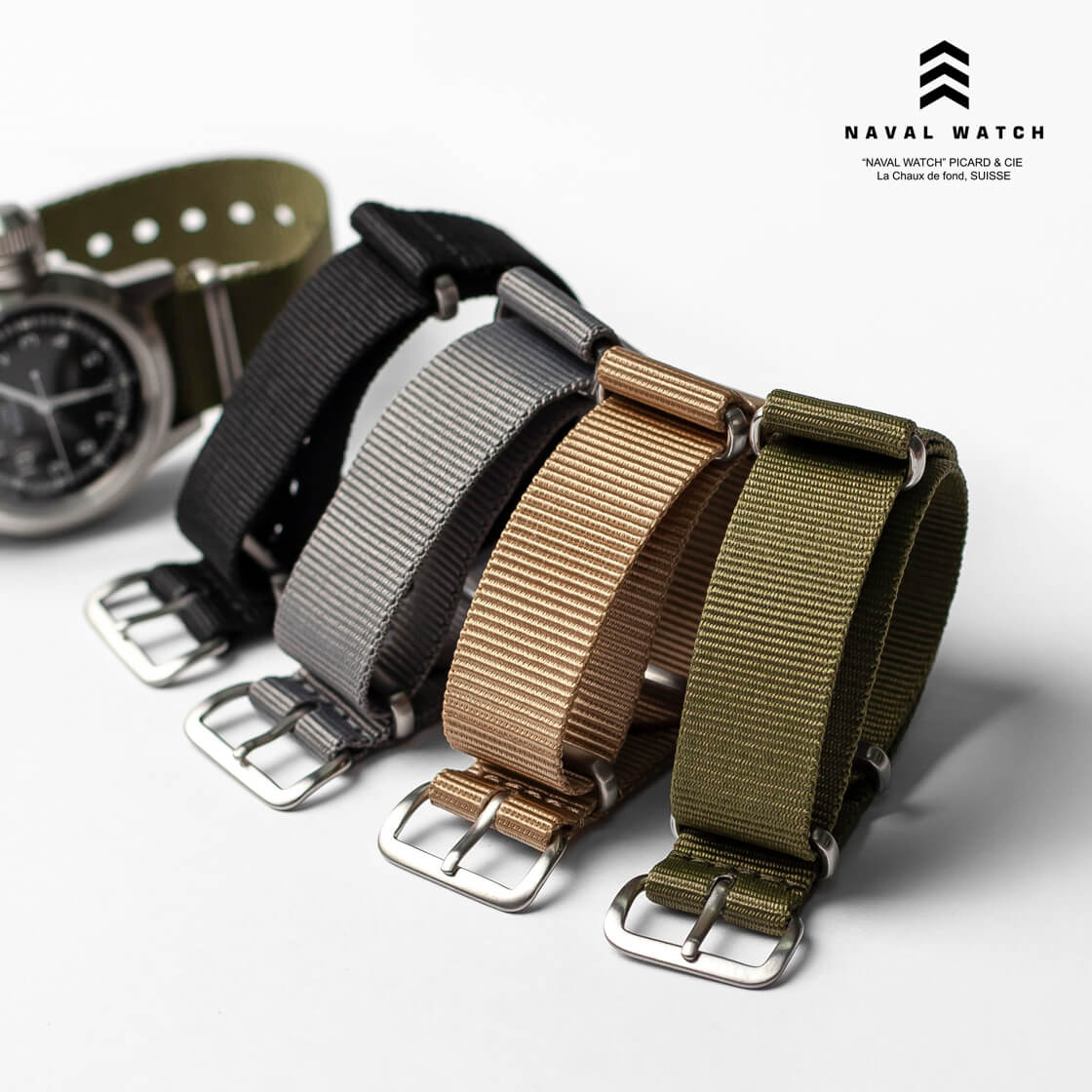 NAVAL WATCH（ナバルウォッチ） NATOタイプ ナイロンベルト ストラップ