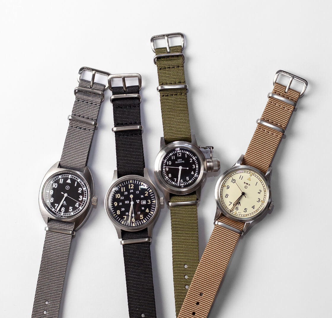NAVAL WATCH（ナバルウォッチ） NATOタイプ ナイロンベルト ストラップ