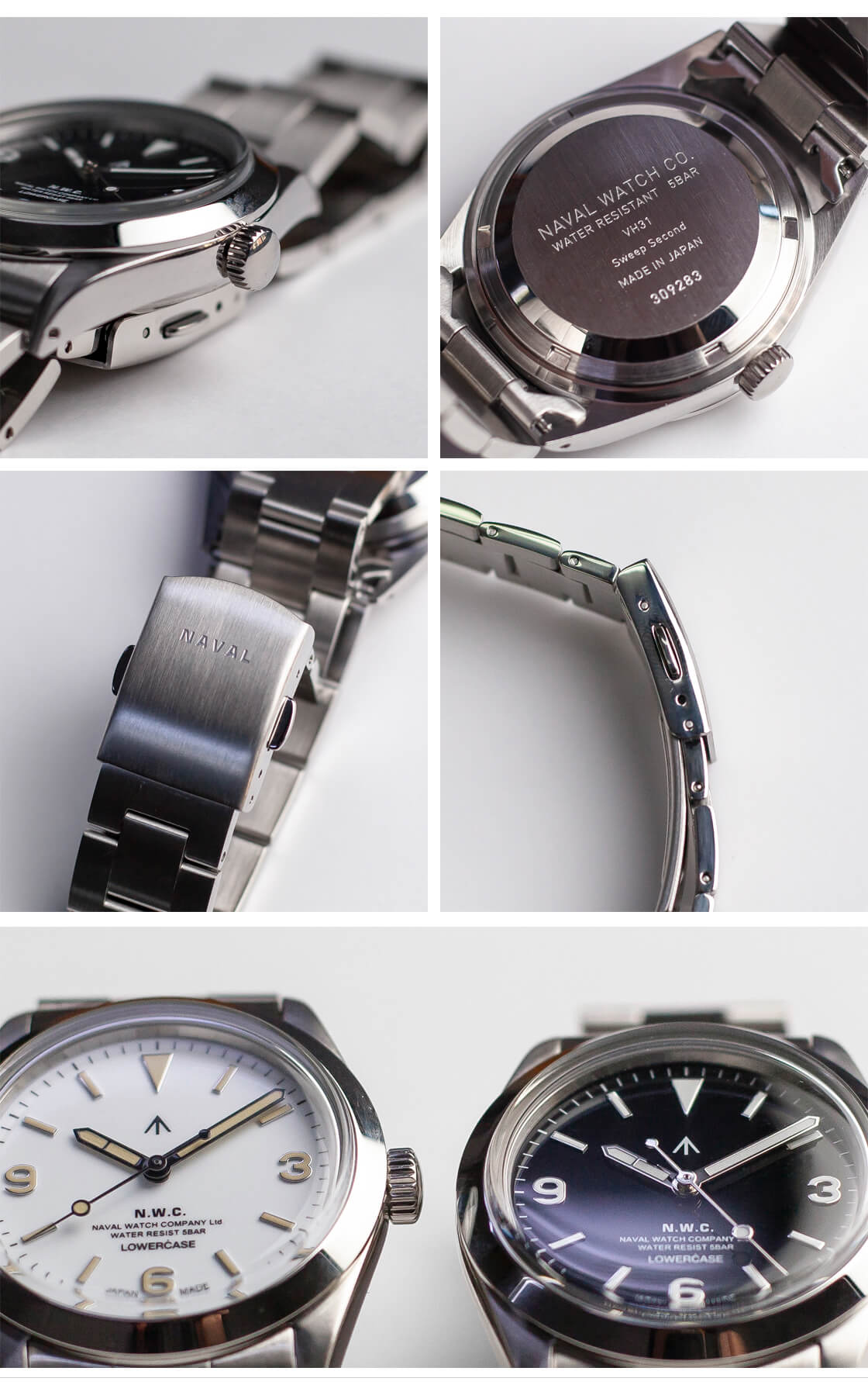NAVAL WATCH（ナバルウォッチ） LOWERCASE FRXF001 FRXF003 3連メタル