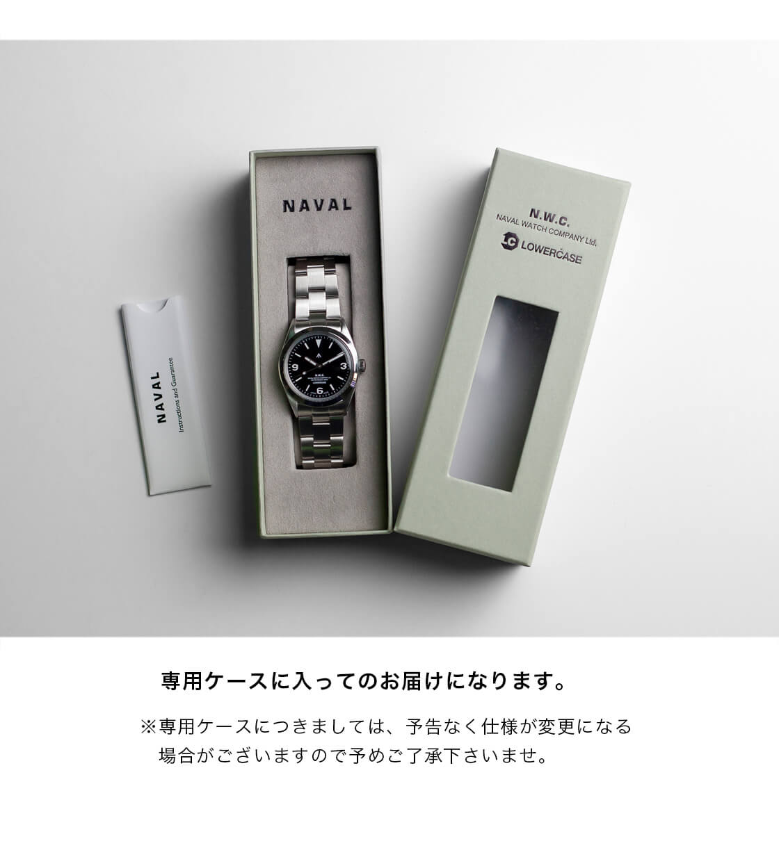 NAVAL WATCH（ナバルウォッチ） LOWERCASE FRXF001 FRXF003 3連メタル
