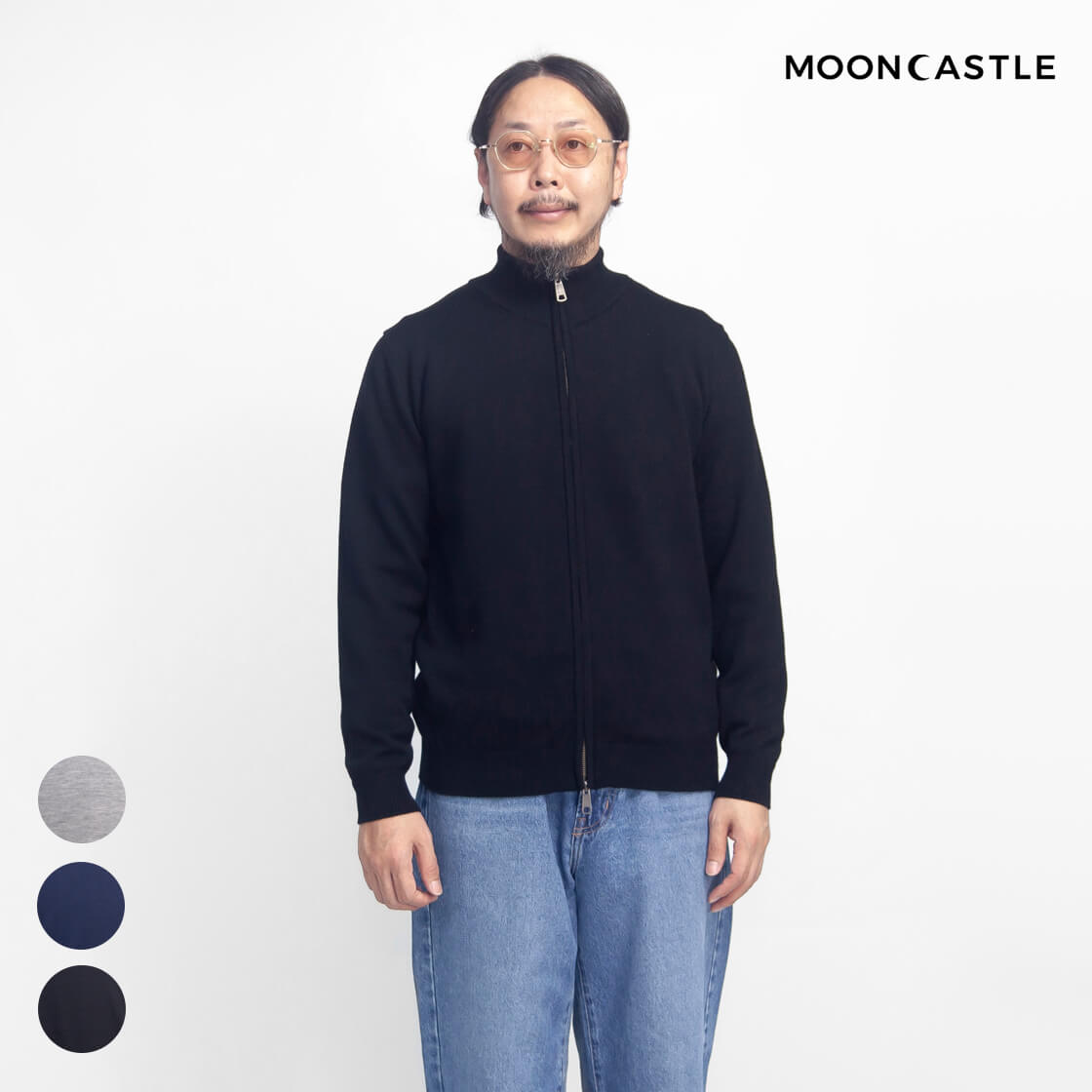 良品　ムーンキャッスル　フルジップブルゾン　MOONCASTLE tn-m2307-20.jpg
