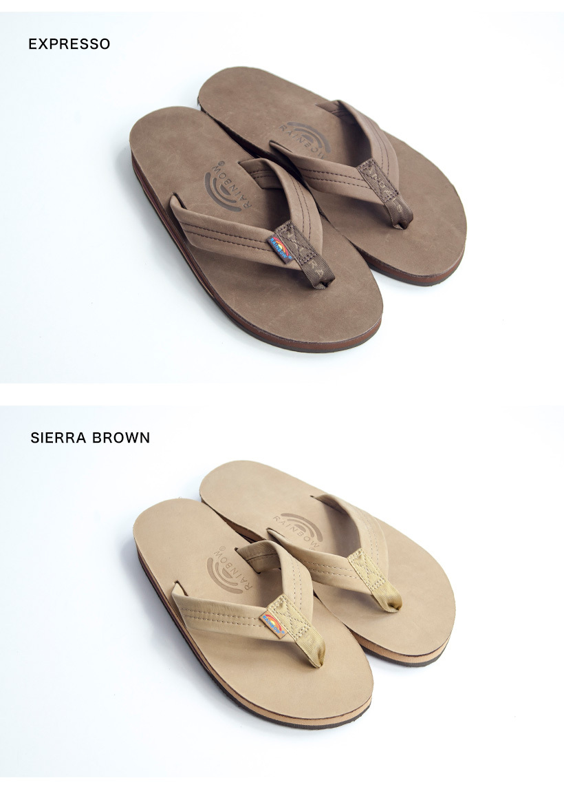 RAINBOW SANDALS（レインボーサンダル） レザー トングサンダル メンズ