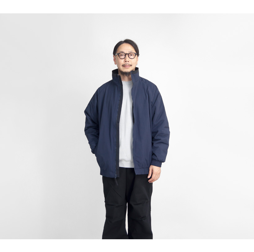 ハリトン HARRITON フリースライナー スタンドカラーナイロン