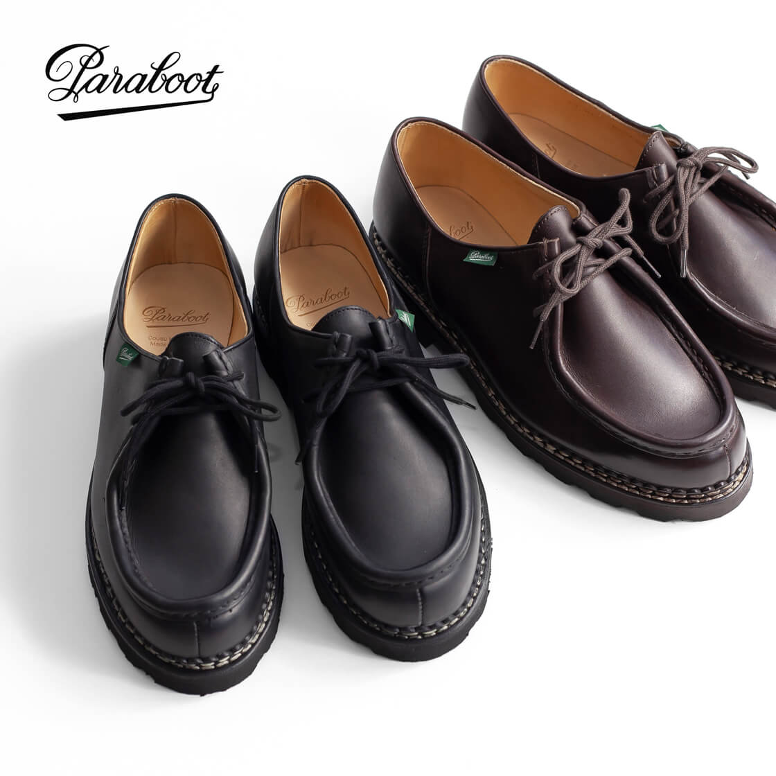 Paraboot パラブーツ MICHAEL ミカエル チロリアンシューズ 本革 革靴 Marron Lis Cafe メンズ