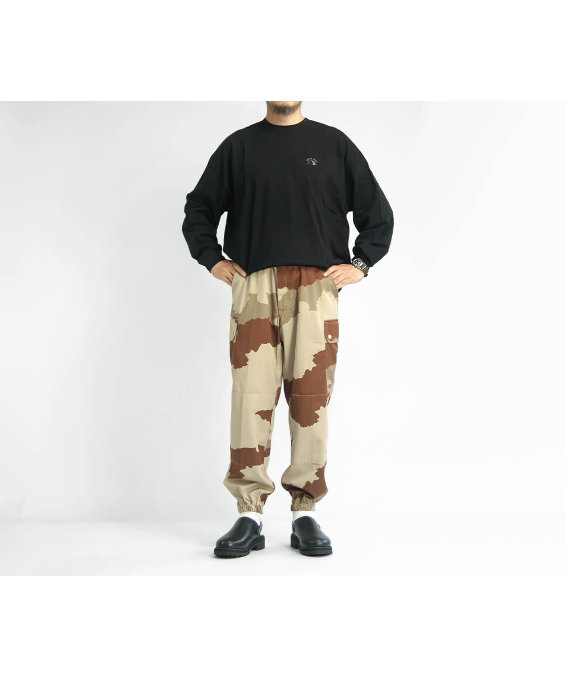 カーゴパンツ フランス軍 F-2 パラシュートパンツ デザートCCEカモ