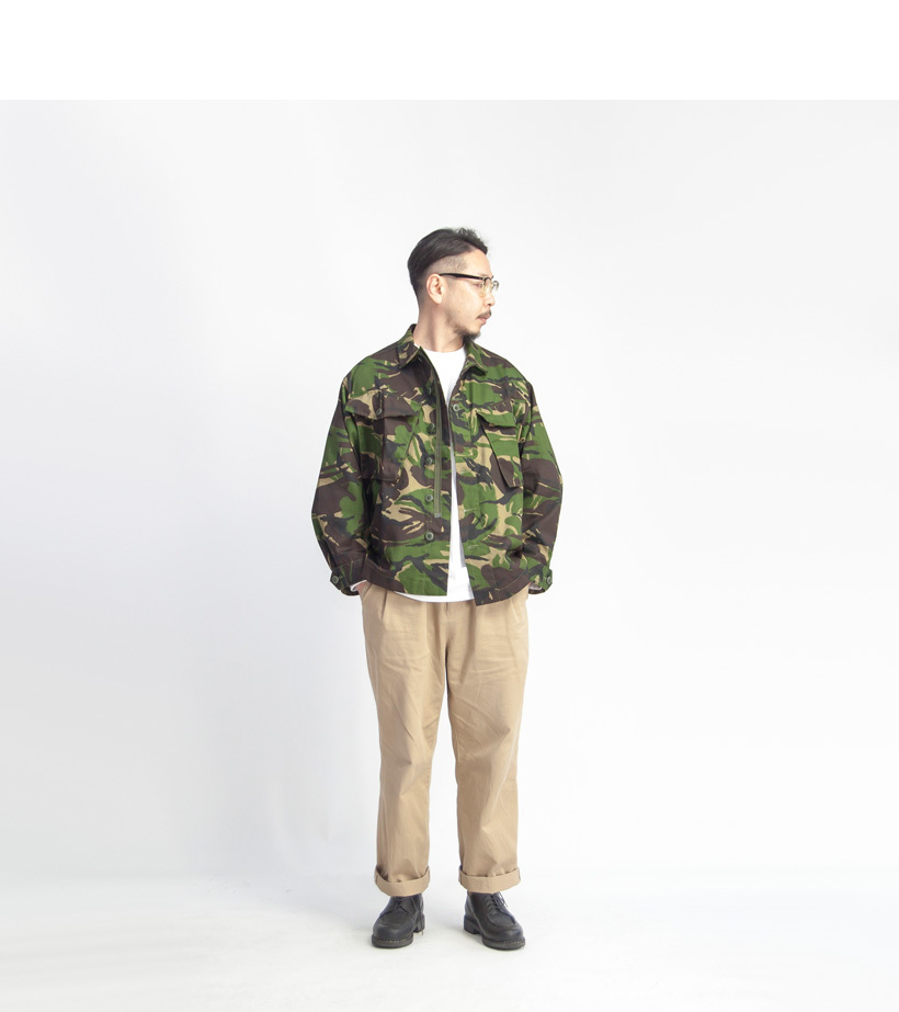 イギリス軍 DPM迷彩 コンバットジャケット デッドストック カモ柄 