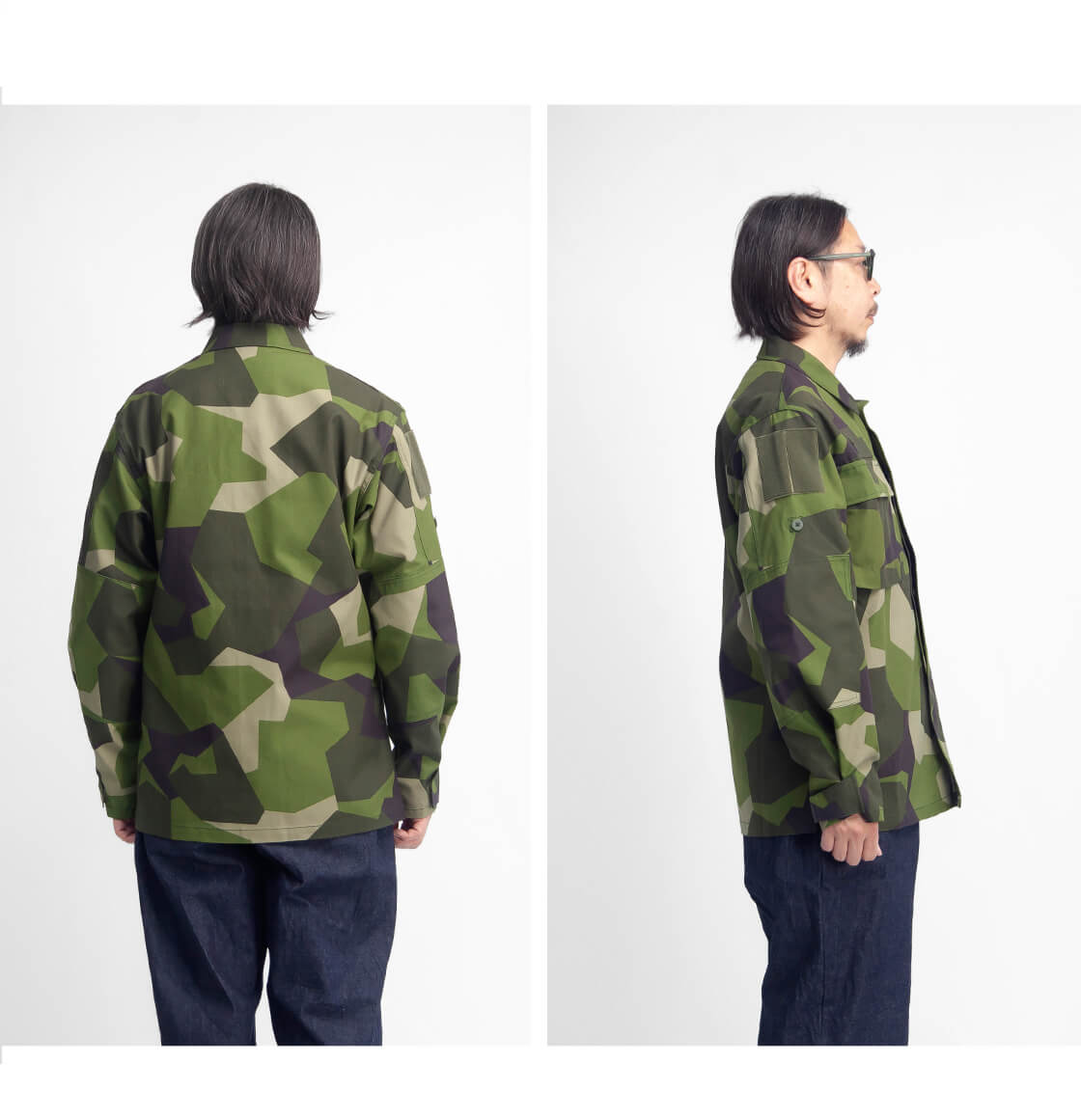 スウェーデン軍 M90L M90カモフィールドジャケット スカンジナビアカモ