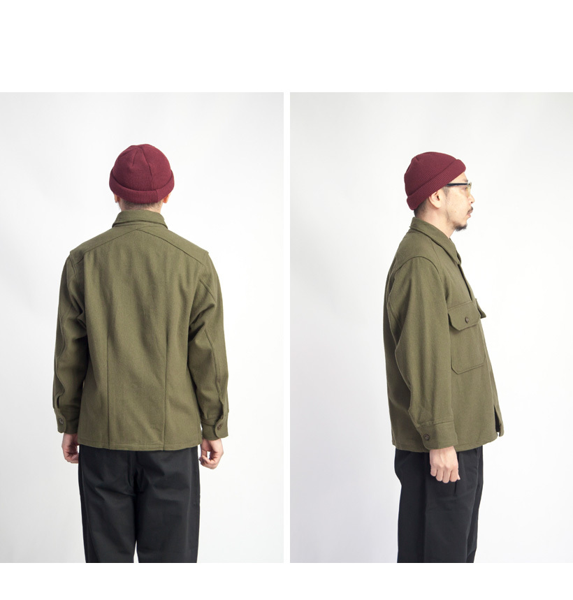 米軍 US.ARMY 1950年代 デッドストック ウールシャツ OG-108 メンズ