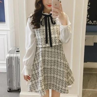 S M L ツイード ガーリーワンピース 中学生 高校生 大学生 Ol 社会人 メルヘンローズ 春 夏 秋 冬 0807 Marchen Rose 通販 Yahoo ショッピング