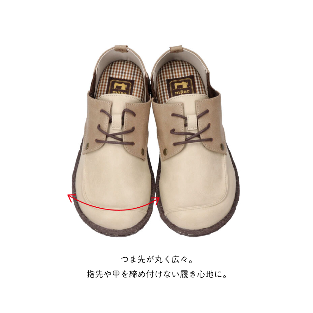 【セール価格】maRe maRe(マーレマーレ)サイドゴア紐コンフォートシューズ KLZ252340レディース　歩きやすい　　 | maRemaRe | 07