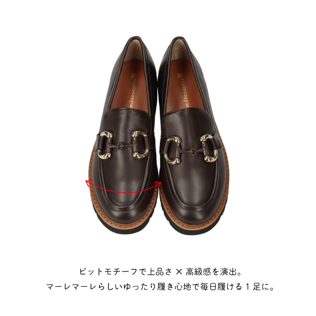 maRemaRe（マーレマーレ） maRe maRe(マーレマーレ)厚底ローファー