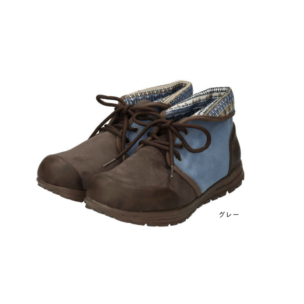 マーレマーレ（maRe maRe）/エアロ折り返しコンフォートブーツXJ252707 【25秋冬新作】 maRemaRe（マーレマーレ） 【クリアランスセール】maRe maRe エアロ