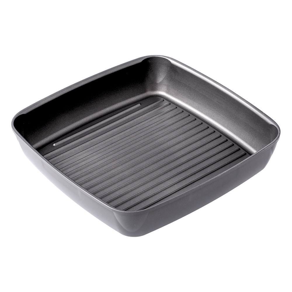 アイメディア グリルパン IH対応 魚焼きパン グリルフライパン チタン