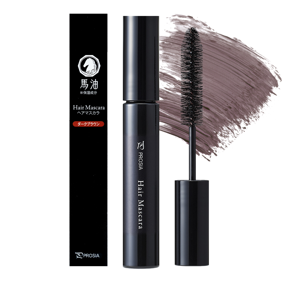 アイメディア 白髪隠し 白髪かくし 馬油 ヘアマスカラ ヘアマニキュア