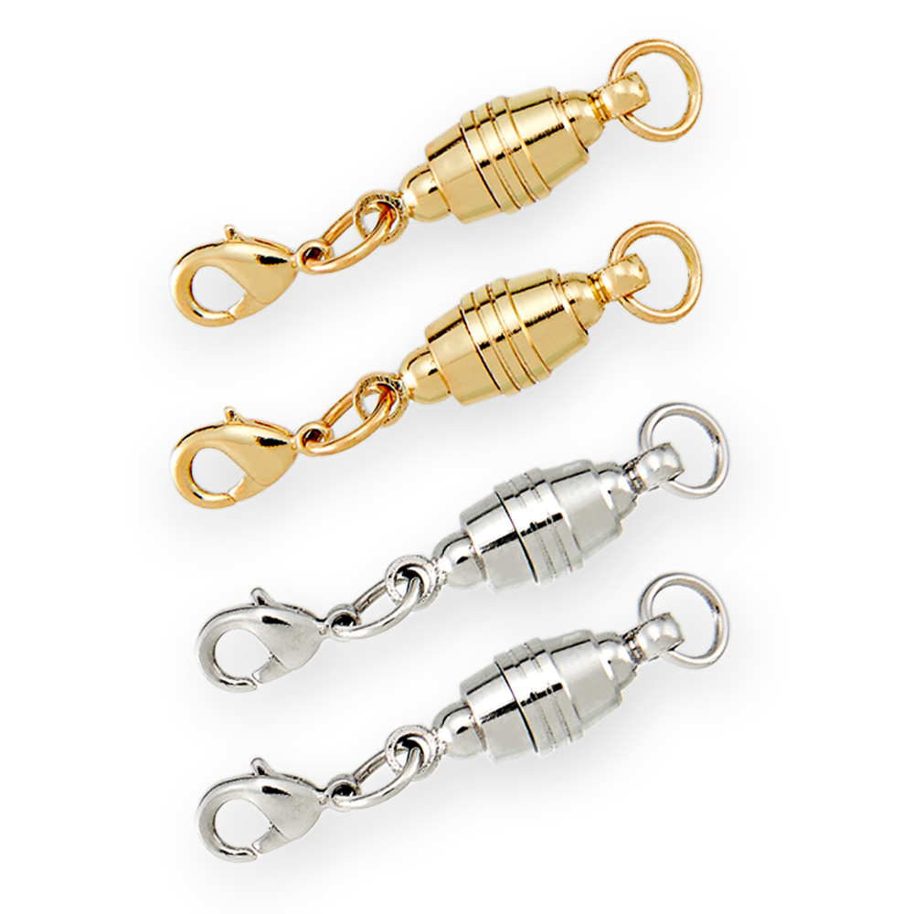 アイメディア ネックレス留め具 2個入×2セット組 マグネットクラスプ