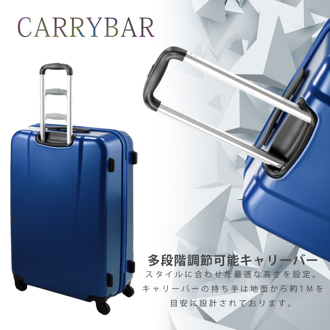 スーツケース キャリーケース キャリーバッグ キャリー 旅行鞄 中型
