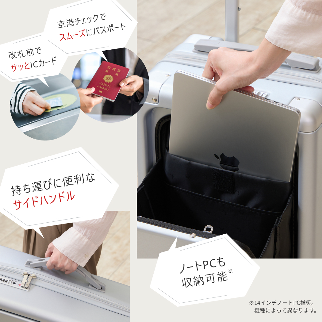 LW エルダブリュー 5213-48 スーツケース ファスナータイプ 機内持込 1