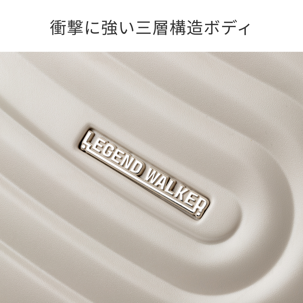 LEGEND WALKER 5528-62 SARYU サリュー スーツケース キャリーケース フレームタイプ 1年保証 TSロック 日乃本錠前社製 USBポート Mサイズ 5〜7泊 送料無料_4