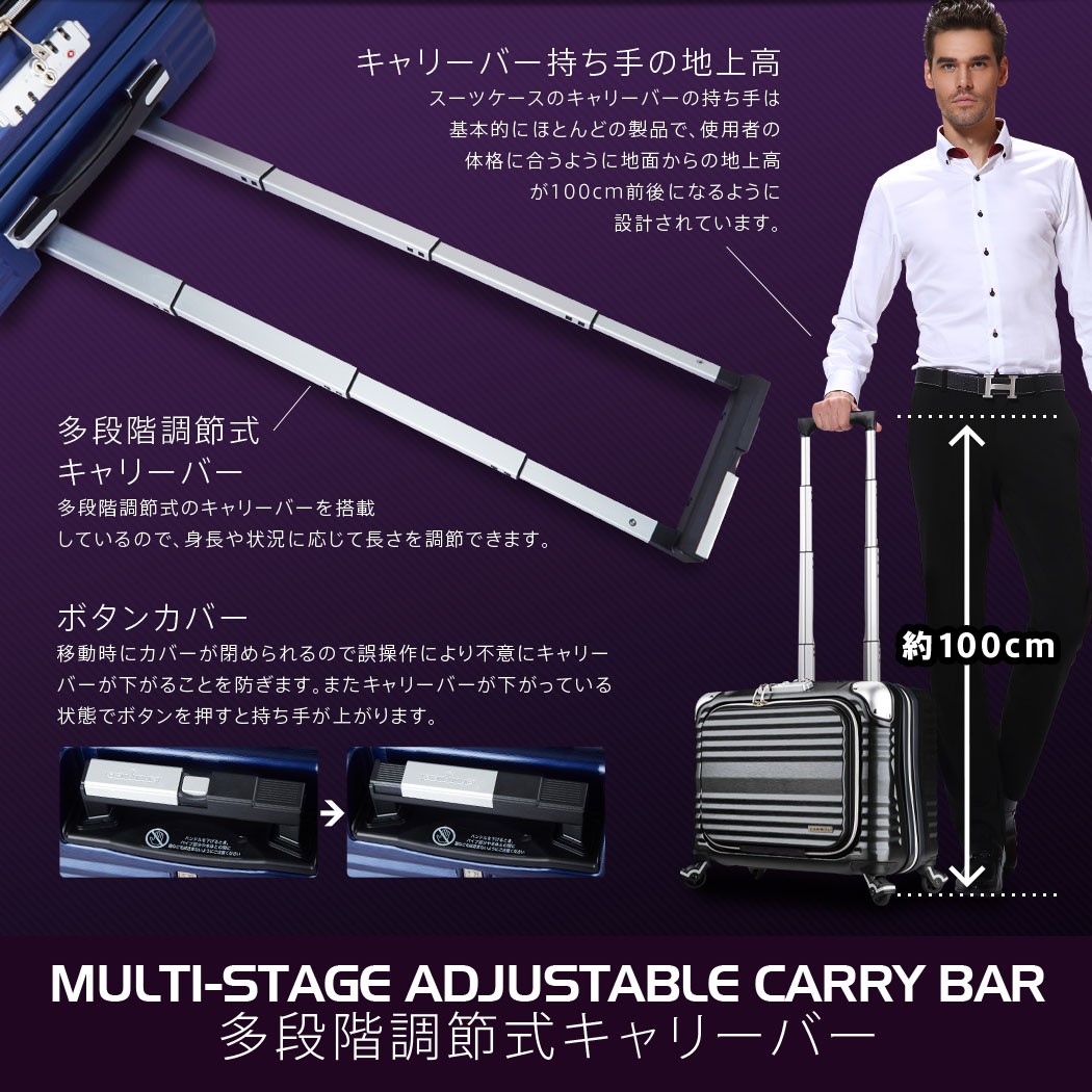LEGEND WALKER スーツケース 機内持ち込み 小型 軽量 ビジネス
