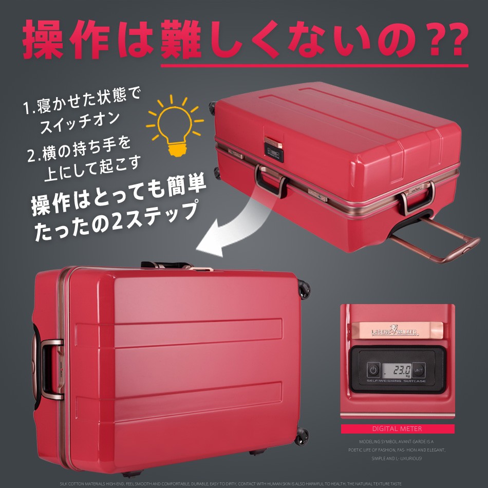 LEGEND WALKER（レジェンドウォーカー） スーツケース M サイズ 中型