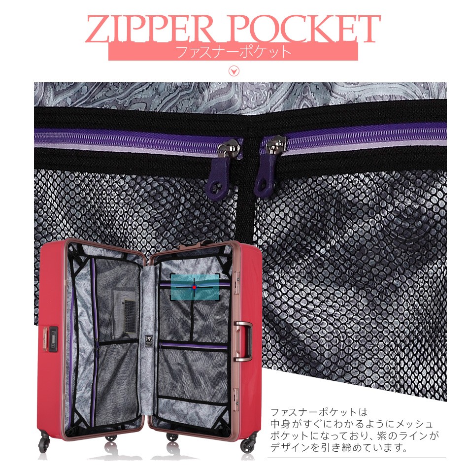 LEGEND WALKER スーツケース M サイズ 中型 軽量 キャリーバッグ