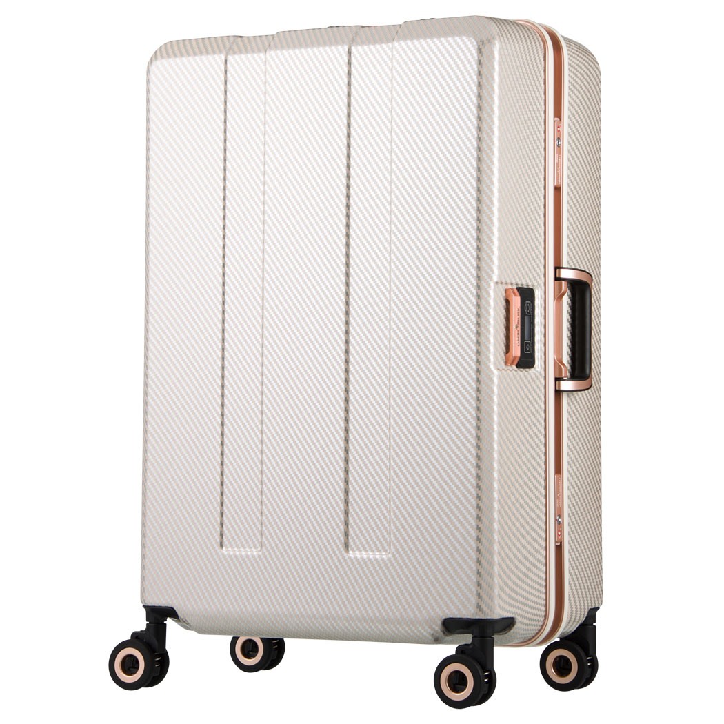 アウトレット スーツケース キャリー M サイズ 業界初計り付き 重さを量る ダブルクッションキャス...