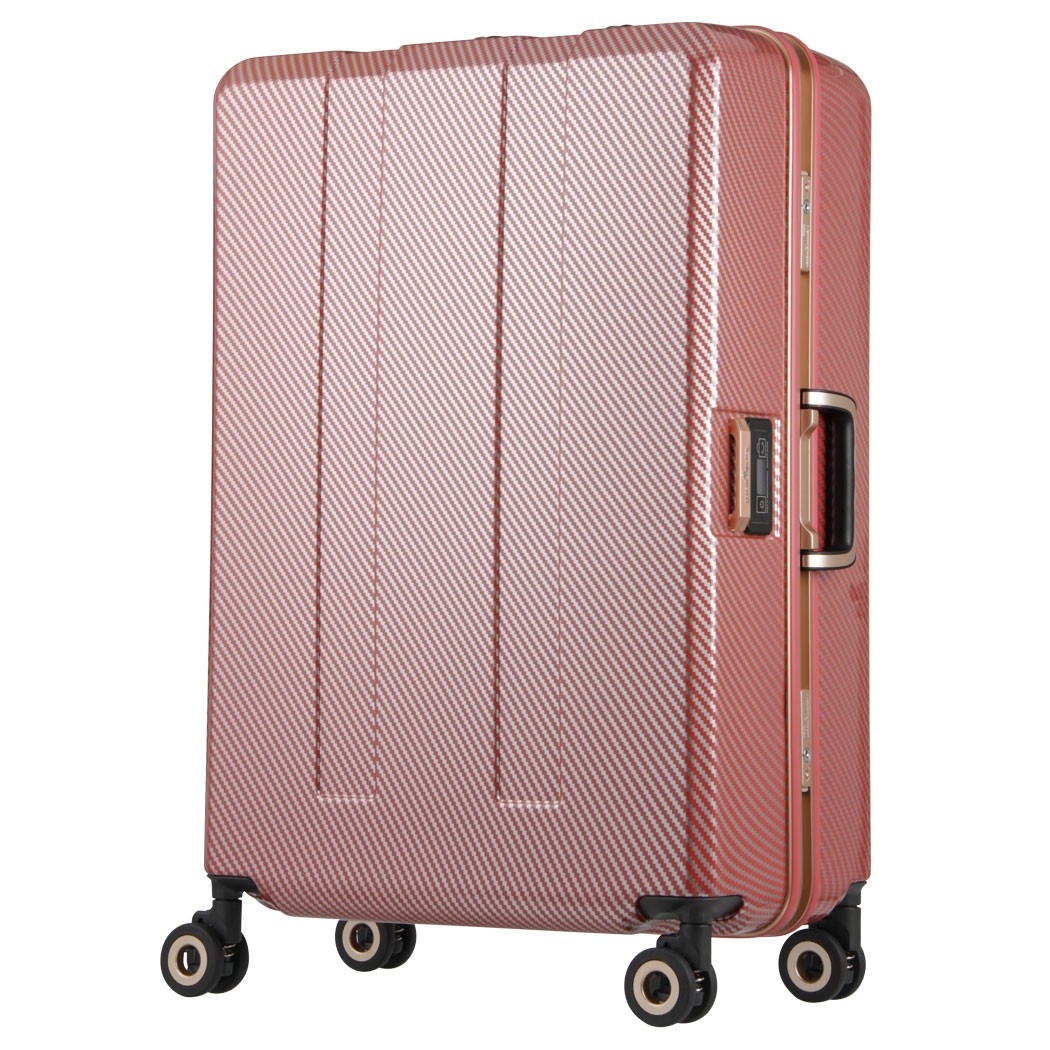 スーツケース キャリー バッグ L サイズ 大型 業界初計り付き 重さを量る ダブルクッションキャス...